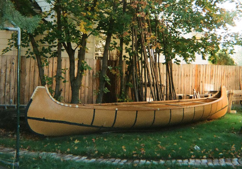  great lakes we build these as birchbark or fiberglass replica canoes